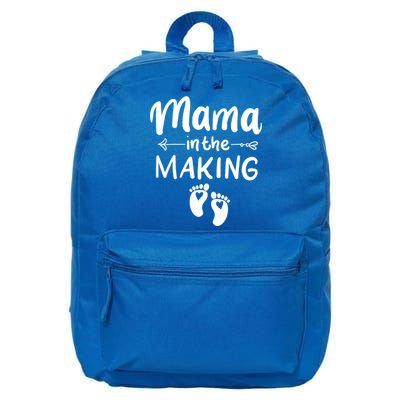 Mama In The Making Pregnancy Reveal Future Mother Outfit Gift 16 in Basic Backpack
