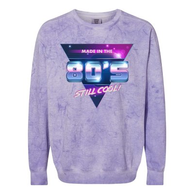 Made In The 80's Still Cool Colorblast Crewneck Sweatshirt