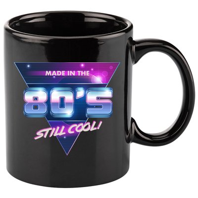 Made In The 80's Still Cool 11oz C Handle Ceramic Mug