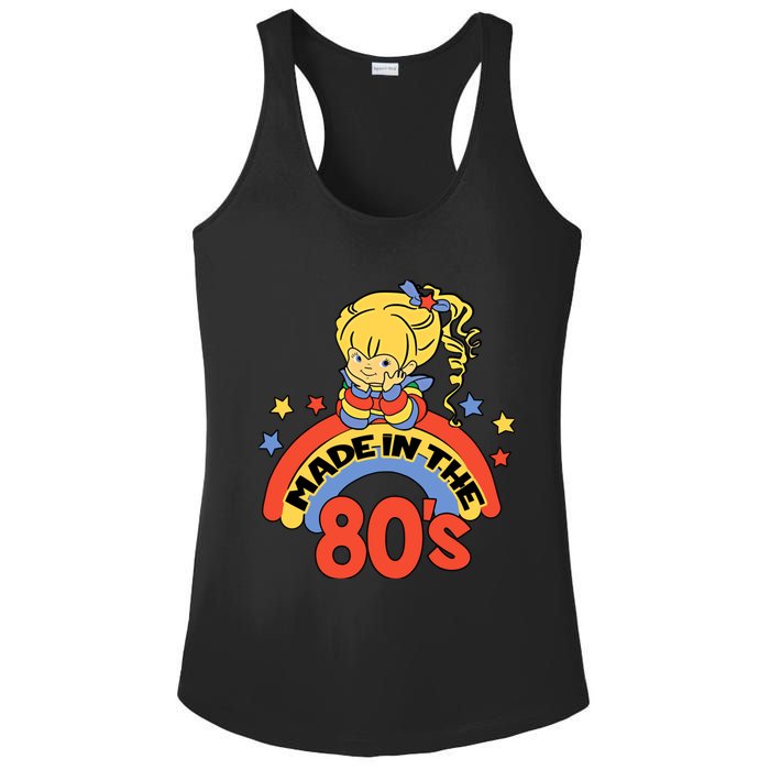 Made In The 80s 1980s Generation Millennials Retro Vintage Ladies PosiCharge Competitor Racerback Tank