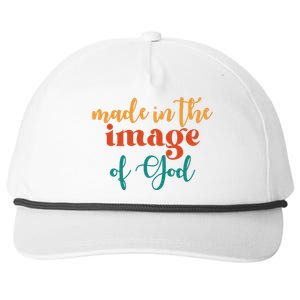 Made In The Image Of God Snapback Five-Panel Rope Hat