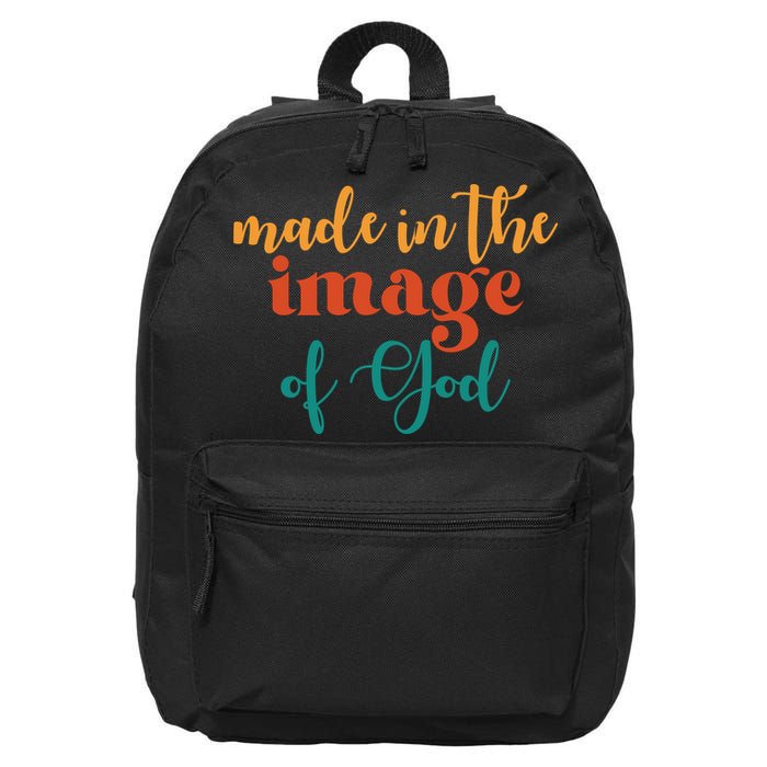 Made In The Image Of God 16 in Basic Backpack