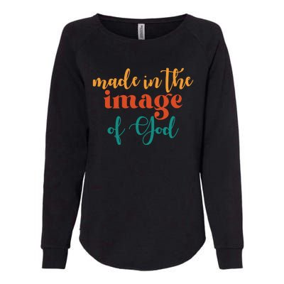 Made In The Image Of God Womens California Wash Sweatshirt