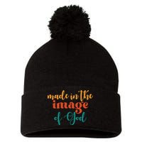 Made In The Image Of God Pom Pom 12in Knit Beanie