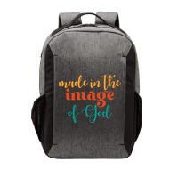 Made In The Image Of God Vector Backpack