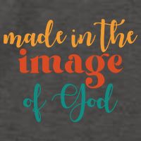 Made In The Image Of God Vector Backpack