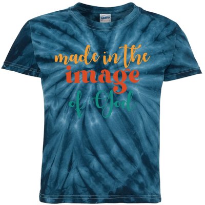 Made In The Image Of God Kids Tie-Dye T-Shirt