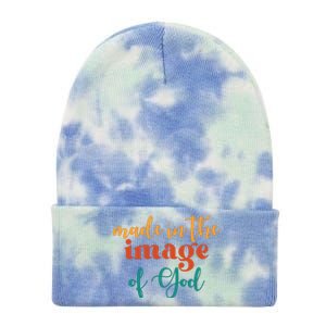 Made In The Image Of God Tie Dye 12in Knit Beanie