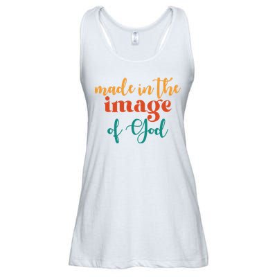 Made In The Image Of God Ladies Essential Flowy Tank