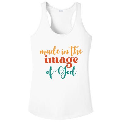 Made In The Image Of God Ladies PosiCharge Competitor Racerback Tank