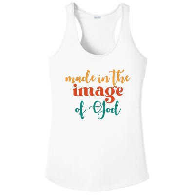 Made In The Image Of God Ladies PosiCharge Competitor Racerback Tank