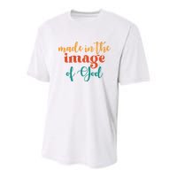 Made In The Image Of God Youth Performance Sprint T-Shirt