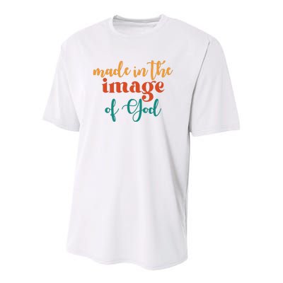 Made In The Image Of God Youth Performance Sprint T-Shirt