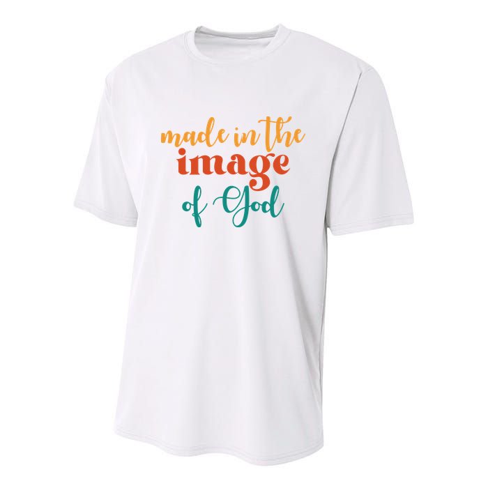 Made In The Image Of God Youth Performance Sprint T-Shirt