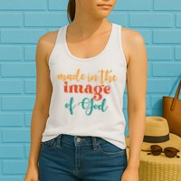 Made In The Image Of God Womens Tank Top