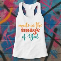 Made In The Image Of God Womens Tank Top