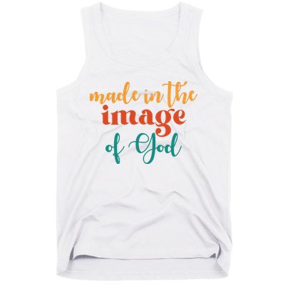 Made In The Image Of God Tank Top