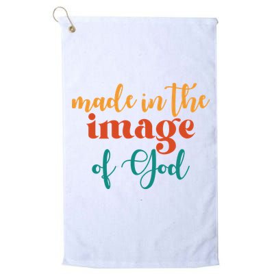 Made In The Image Of God Golf Towel