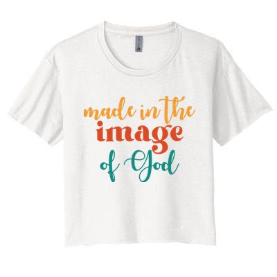 Made In The Image Of God Crop Top