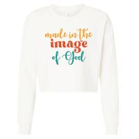 Made In The Image Of God Cropped Pullover Crew