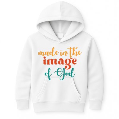 Made In The Image Of God Kids Hoodie