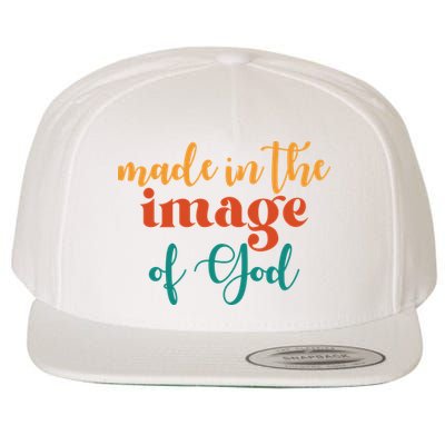 Made In The Image Of God Wool Snapback Cap