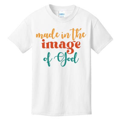 Made In The Image Of God Kids T-Shirt