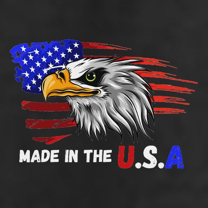 Made In The U.S.A Bald Eagle Patriotic Flag Tattoo Adult Drive Performance Visor