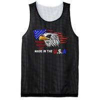 Made In The U.S.A Bald Eagle Patriotic Flag Tattoo Mesh Reversible Basketball Jersey Tank