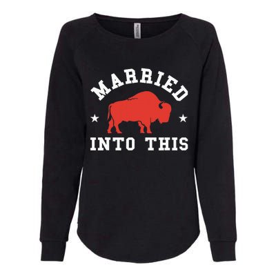 Married Into This Buffalo Lovers Womens California Wash Sweatshirt