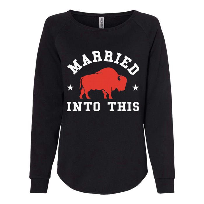 Married Into This Buffalo Lovers Womens California Wash Sweatshirt