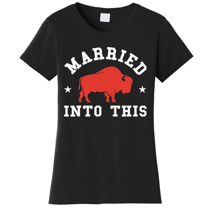 Married Into This Buffalo Lovers Women's T-Shirt