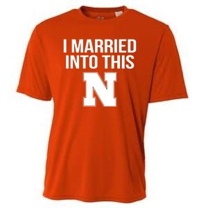 Married Into This Nebraska Cooling Performance Crew T-Shirt