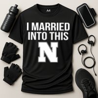 Married Into This Nebraska Cooling Performance Crew T-Shirt