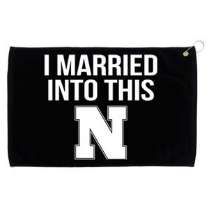 Married Into This Nebraska Grommeted Golf Towel