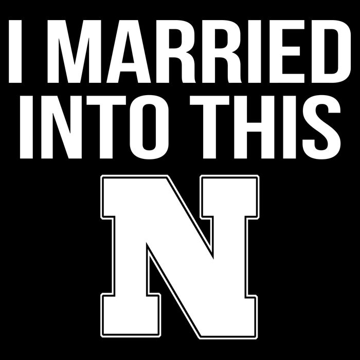 Married Into This Nebraska Cropped Pullover Crew