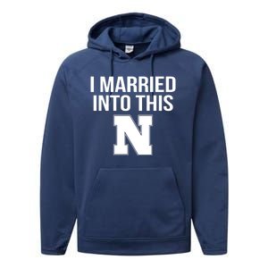 Married Into This Nebraska Performance Fleece Hoodie