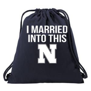 Married Into This Nebraska Drawstring Bag