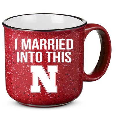 Married Into This Nebraska 15oz Campfire Ceramic Mug