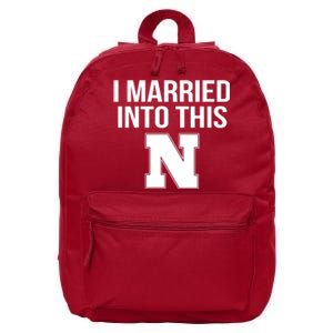 Married Into This Nebraska 16 in Basic Backpack