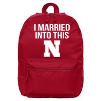Married Into This Nebraska 16 in Basic Backpack
