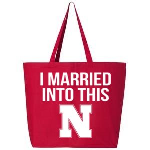 Married Into This Nebraska 25L Jumbo Tote