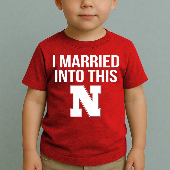 Married Into This Nebraska Toddler T-Shirt
