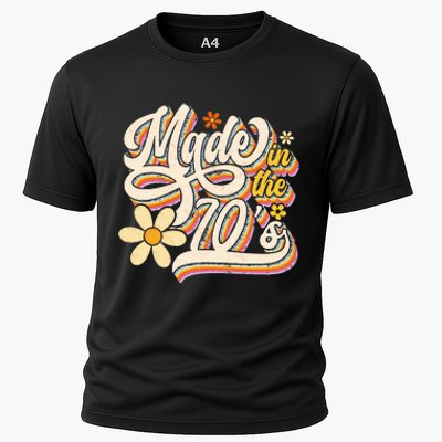 Made In The 70S Retro Created During 1970s Groovy Birthday Cooling Performance Crew T-Shirt