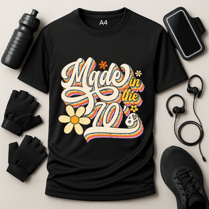 Made In The 70S Retro Created During 1970s Groovy Birthday Performance Shirt
