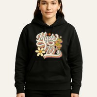 Made In The 70S Retro Created During 1970s Groovy Birthday Hoodie