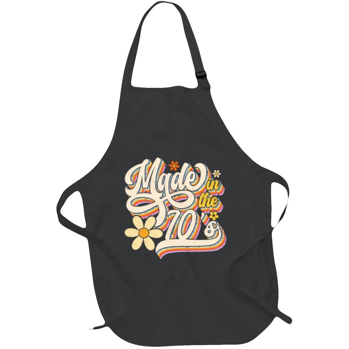 Made In The 70S Retro Created During 1970s Groovy Birthday Apron