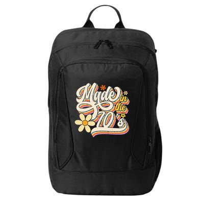 Made In The 70S Retro Created During 1970s Groovy Birthday City Backpack