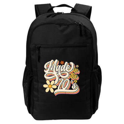 Made In The 70S Retro Created During 1970s Groovy Birthday Backpack