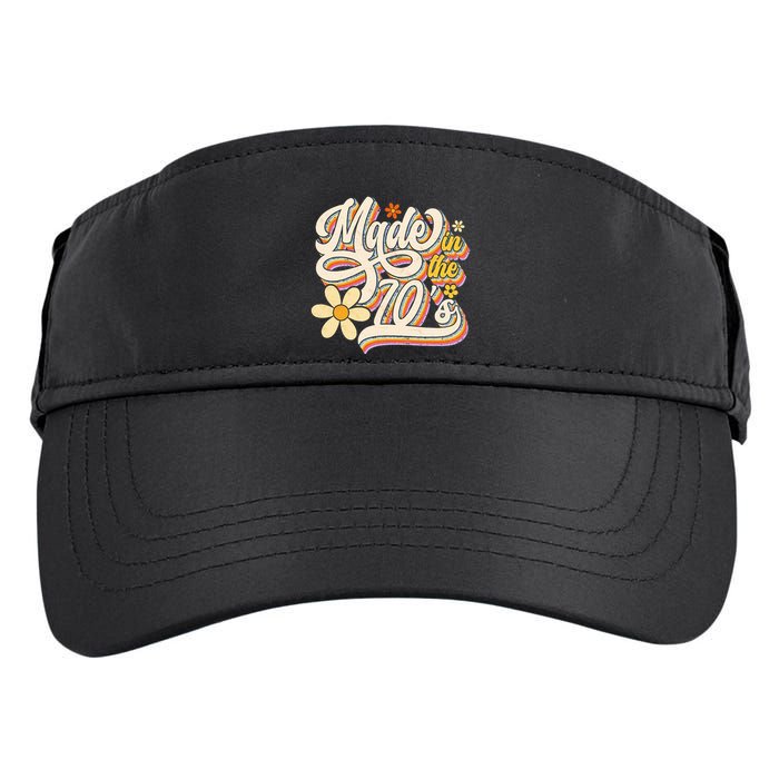 Made In The 70S Retro Created During 1970s Groovy Birthday Adult Drive Performance Visor